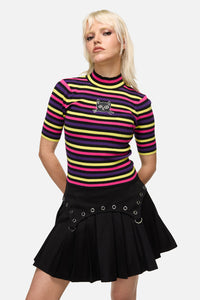 Dangerfield - Atomic Cat Stripe Knit - multi