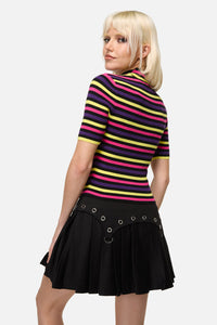 Dangerfield - Atomic Cat Stripe Knit - multi