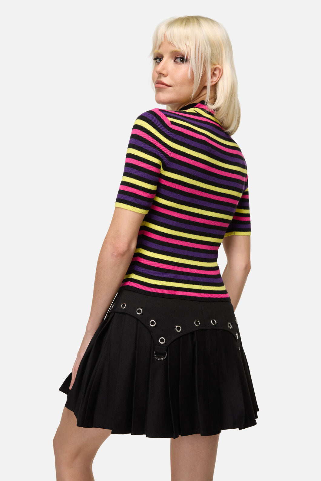 Dangerfield - Atomic Cat Stripe Knit - multi