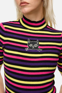 Dangerfield - Atomic Cat Stripe Knit - multi