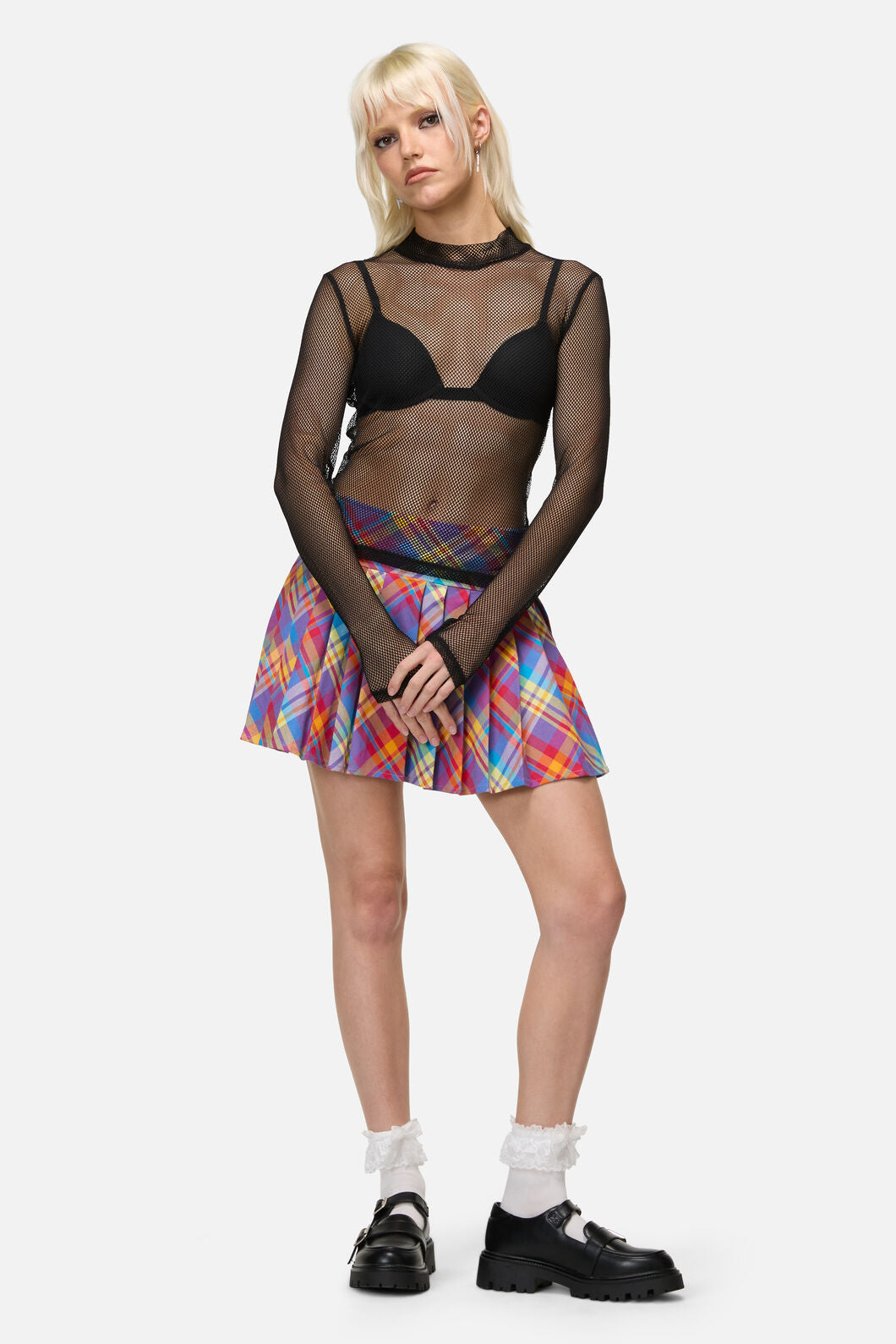 Dangerfield - Mischief Mesh Top - black