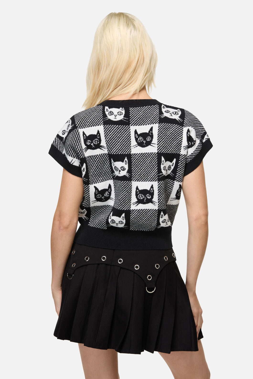Dangerfield - Atomic Cat Knit - black-white