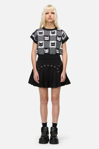 Dangerfield - Atomic Cat Knit - black-white