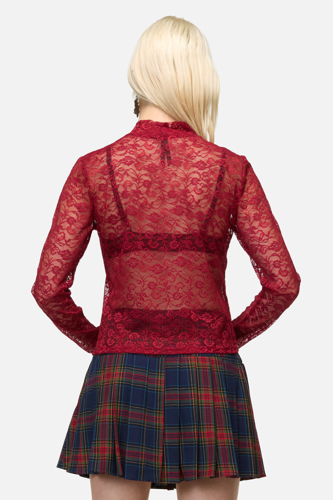 Dangerfield - Lapin Lace Top - red