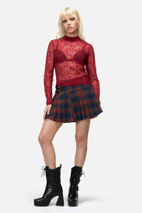 Dangerfield - Lapin Lace Top - red