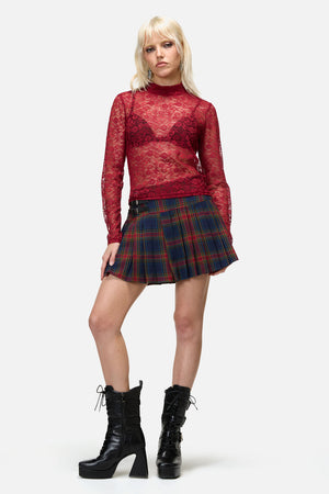 Dangerfield - Lapin Lace Top - red