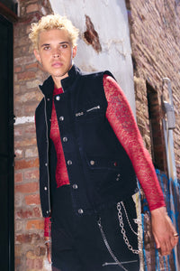 Dangerfield - Lapin Lace Top - red