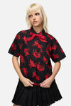 Dangerfield - Jackalope Goth Blouse - black