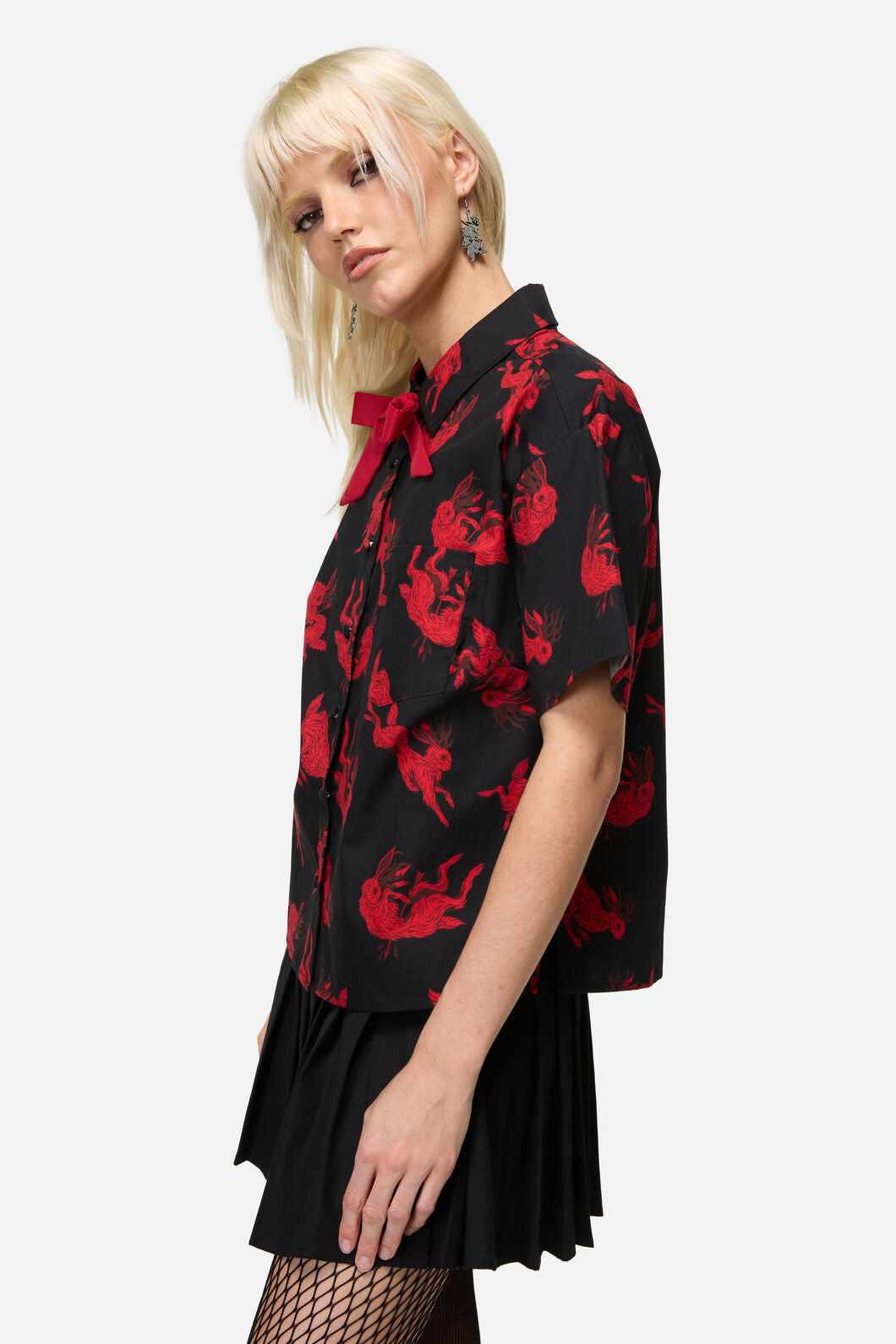 Dangerfield - Jackalope Goth Blouse - black