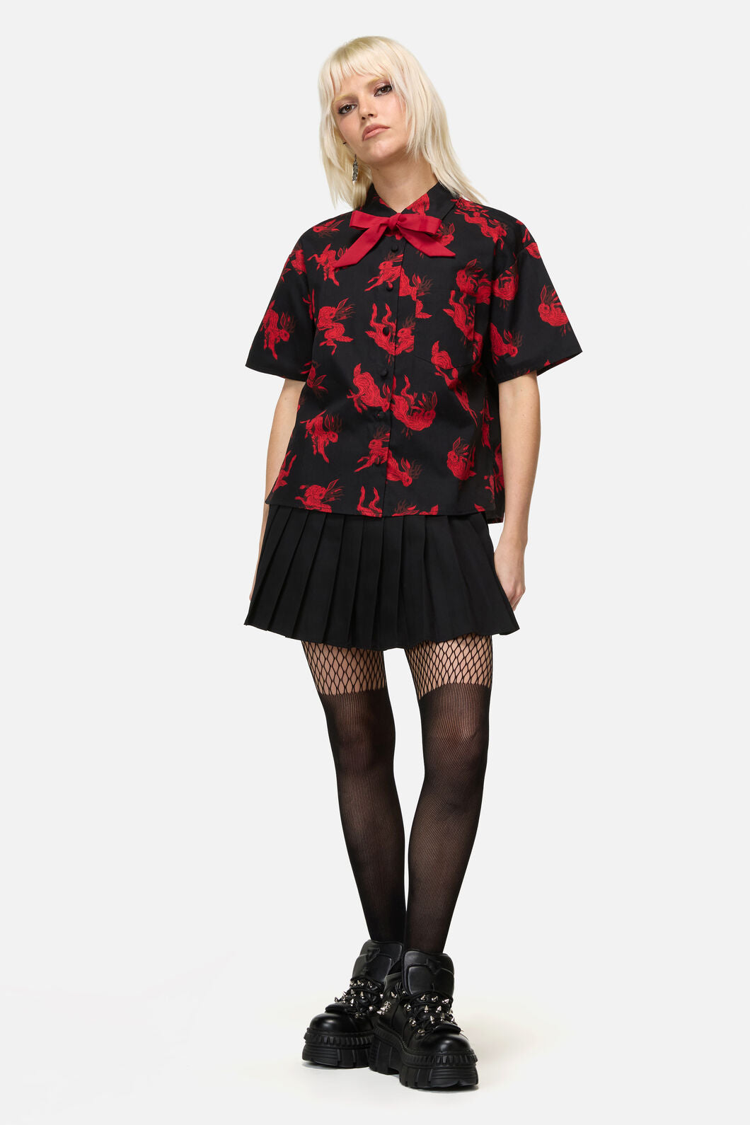 Dangerfield - Jackalope Goth Blouse - black