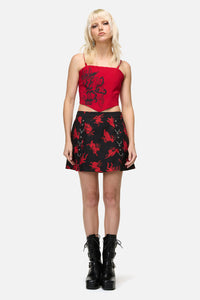 Dangerfield - Jackalope Goth Mini Skirt - black