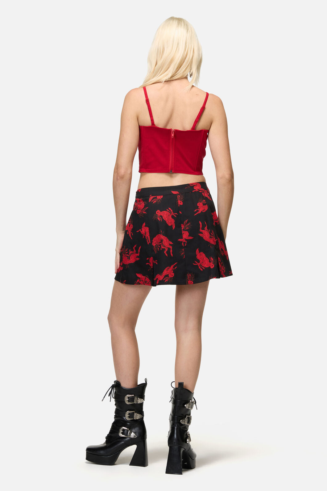 Dangerfield - Jackalope Goth Mini Skirt - black