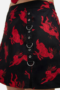 Dangerfield - Jackalope Goth Mini Skirt - black