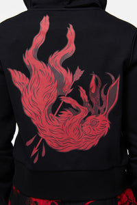 Dangerfield - Jackalope Goth Hoodie - black