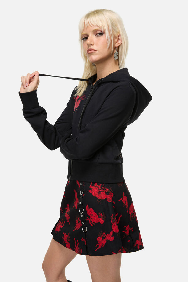 Dangerfield - Jackalope Goth Hoodie - black