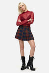 Dangerfield - Antler Goth Mini Skirt - multi