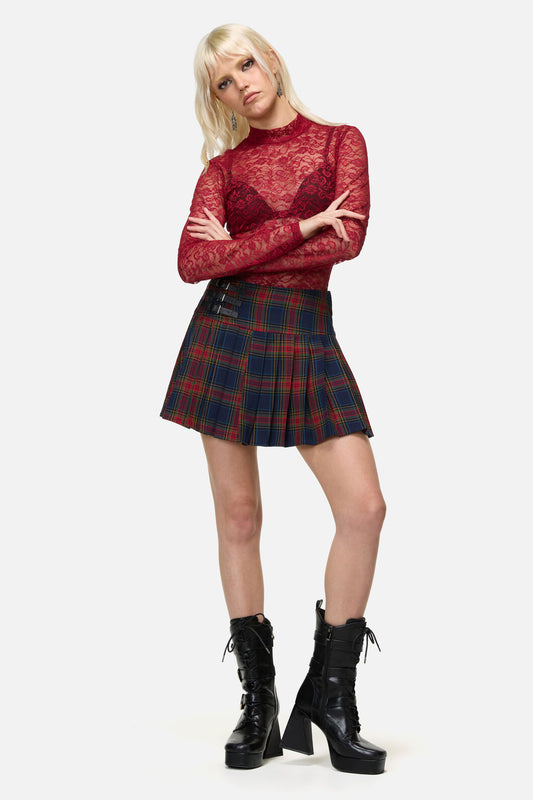 Dangerfield - Antler Goth Mini Skirt - multi
