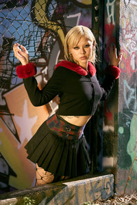 Dangerfield - Antler Goth Tartan Skort - multi