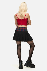 Dangerfield - Antler Goth Tartan Skort - multi