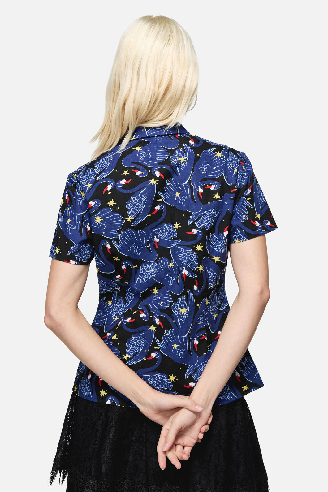 Dangerfield - Swan Song Goth Blouse - black