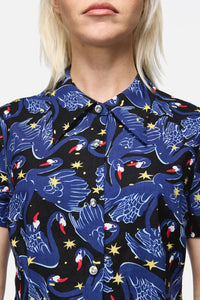 Dangerfield - Swan Song Goth Blouse - black