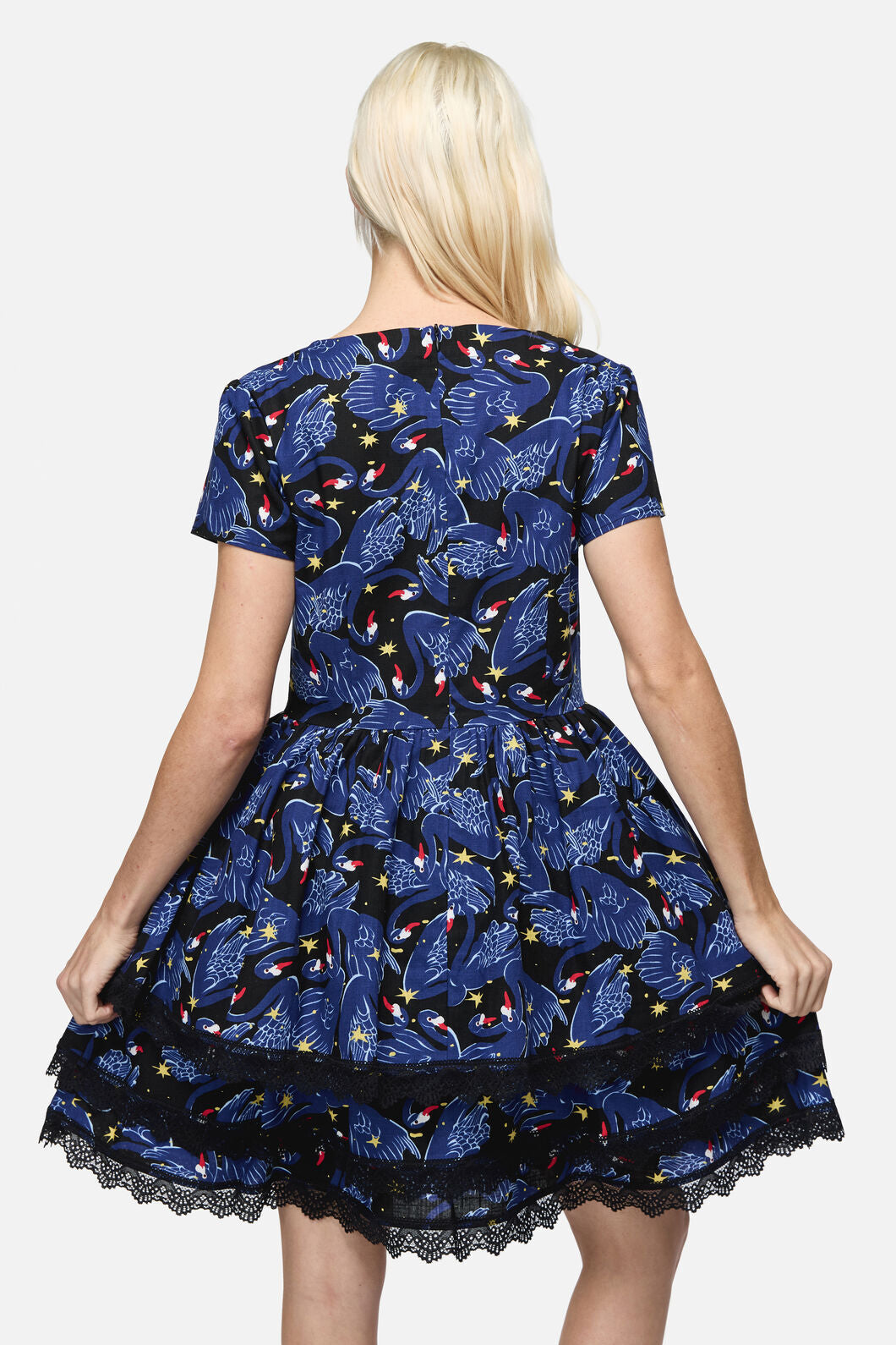 Dangerfield - Swan Song Mini Dress - black