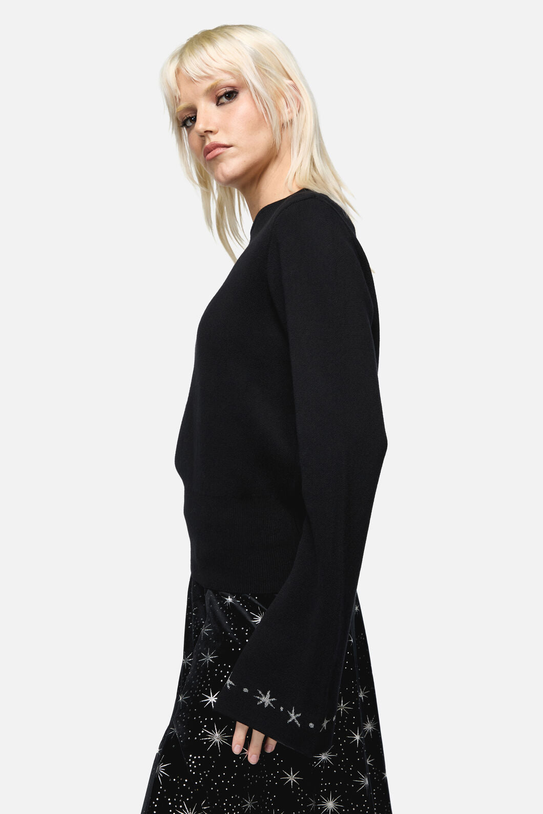 Dangerfield - Feathers Goth Knit - black
