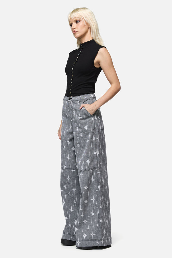 Dangerfield - Odette Wide Leg Jean - black