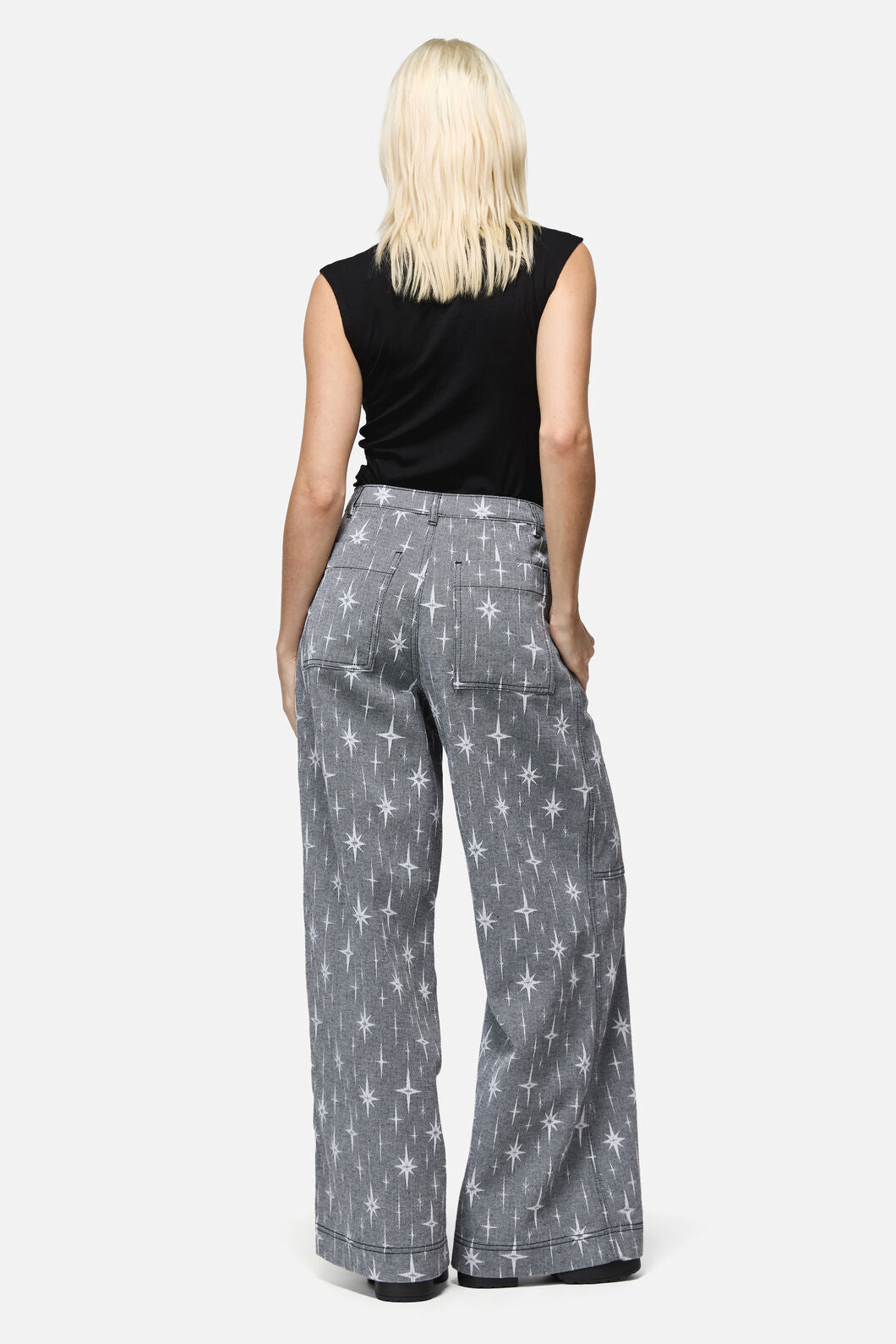 Dangerfield - Odette Wide Leg Jean - black