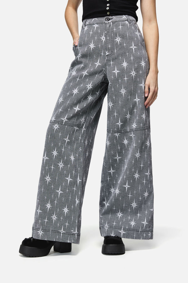 Dangerfield - Odette Wide Leg Jean - black