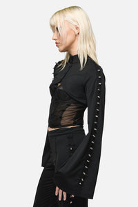 Dangerfield - So Cynical Stud Sleeve - black