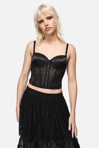 Dangerfield - Constance Corset Top - black