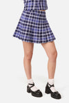 Dangerfield - Whirl Tartan Skort - purple-white