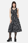 Dangerfield - Dagger Goth Maxi Dress - black