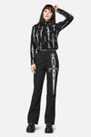 Dangerfield - Dagger Goth Flare Pant - black