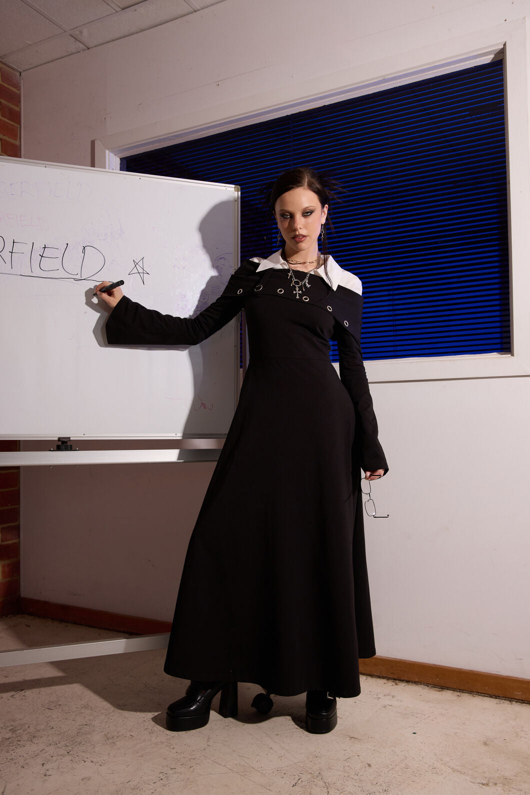 Dangerfield - Avril Goth Maxi Dress - black
