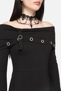 Dangerfield - Avril Goth Maxi Dress - black