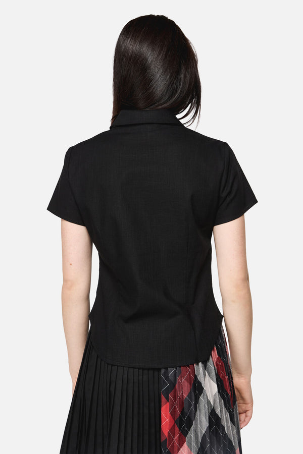 Dangerfield - Armoured Goth Blouse - black