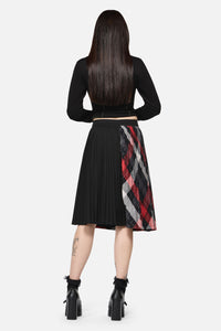 Dangerfield - Trickster Goth Midi Skirt - multi
