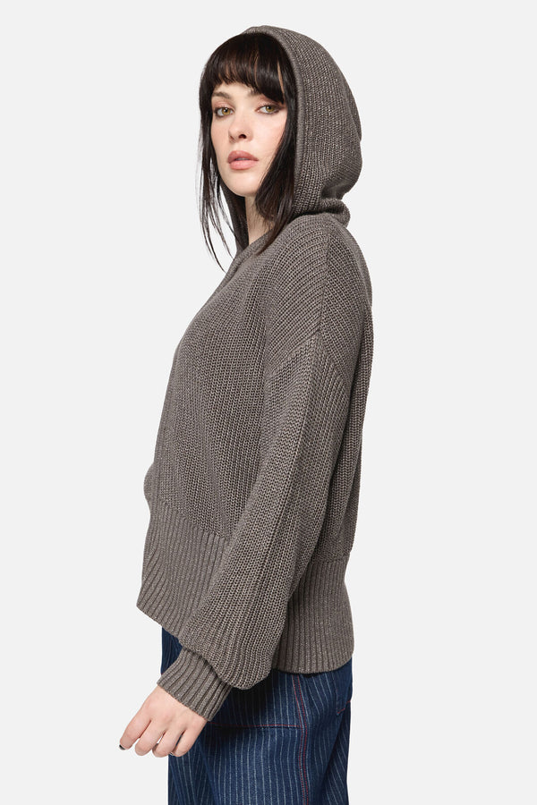 Dangerfield - Armoured Goth Zip Cardigan - grey
