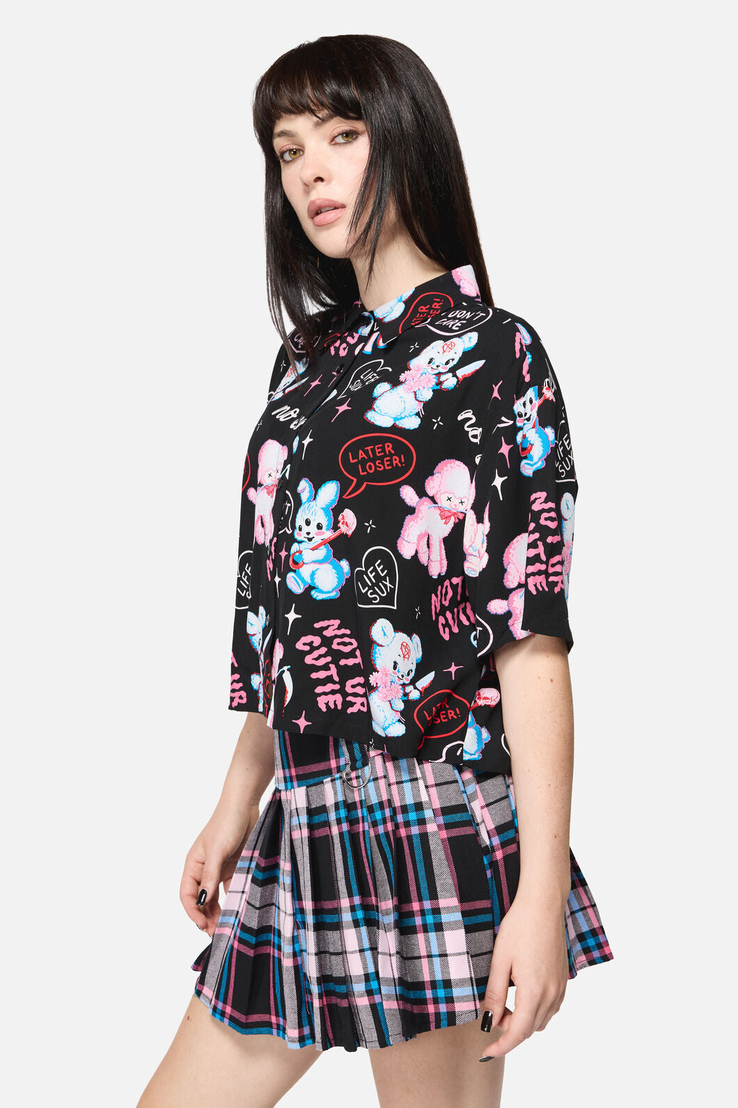 Dangerfield - Creeps Goth Blouse - black