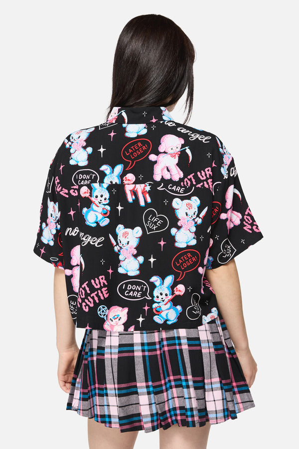 Dangerfield - Creeps Goth Blouse - black