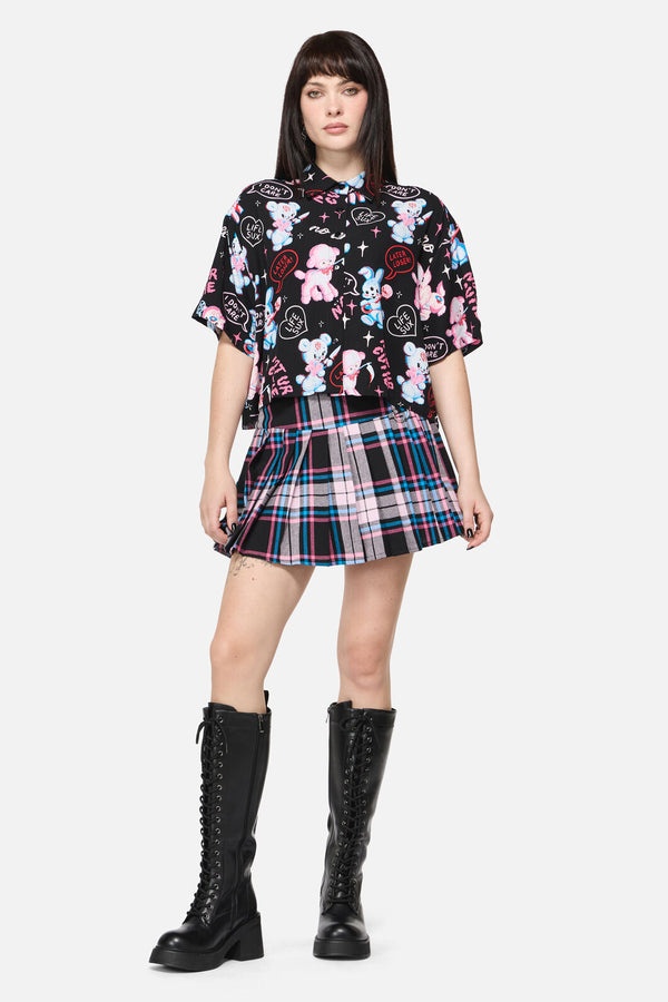 Dangerfield - Creeps Goth Blouse - black