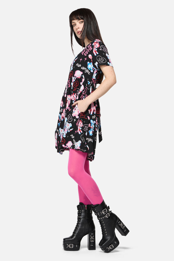 Dangerfield - Creeps Goth Babydoll Dress - black