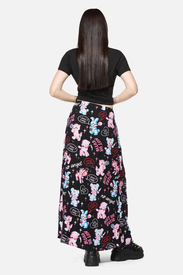 Dangerfield - Creeps Goth Midi Skirt - black
