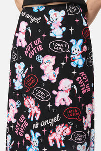 Dangerfield - Creeps Goth Midi Skirt - black