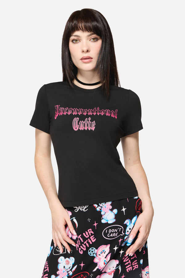 Dangerfield - Cutie Goth Tee - black