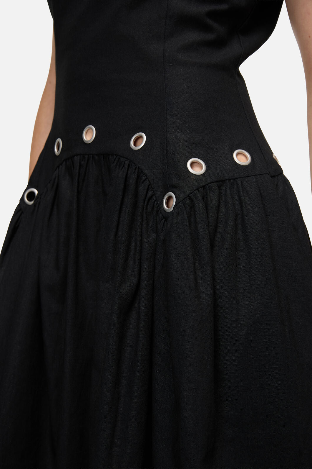 Dangerfield - Mischief Goth Eyelet Dress - black