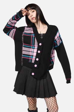 Dangerfield - Spliced Goth Cardigan - multi