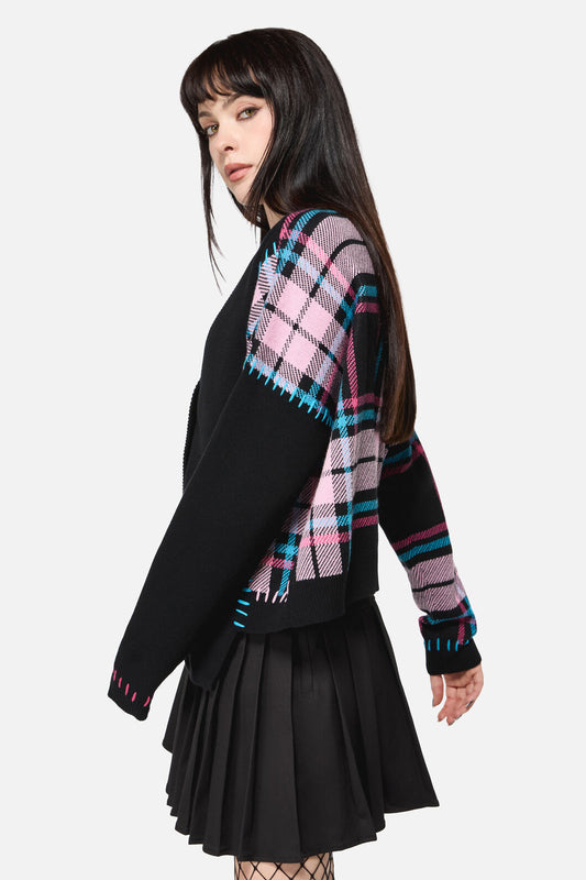 Dangerfield - Spliced Goth Cardigan - multi